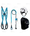 Kit Arnés mas casco y elemento de amarre para trabajos en altura