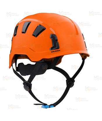 Casco para trabajos en altura color naranja