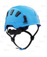 Casco para trabajos en altura color azul