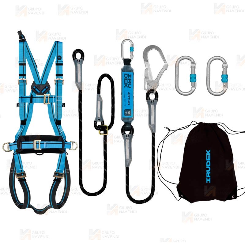 Kit de Arnés y elementos de amarre para trabajos en altura