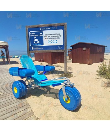 Silla anfibia marina ultra ligera para uso infantil
