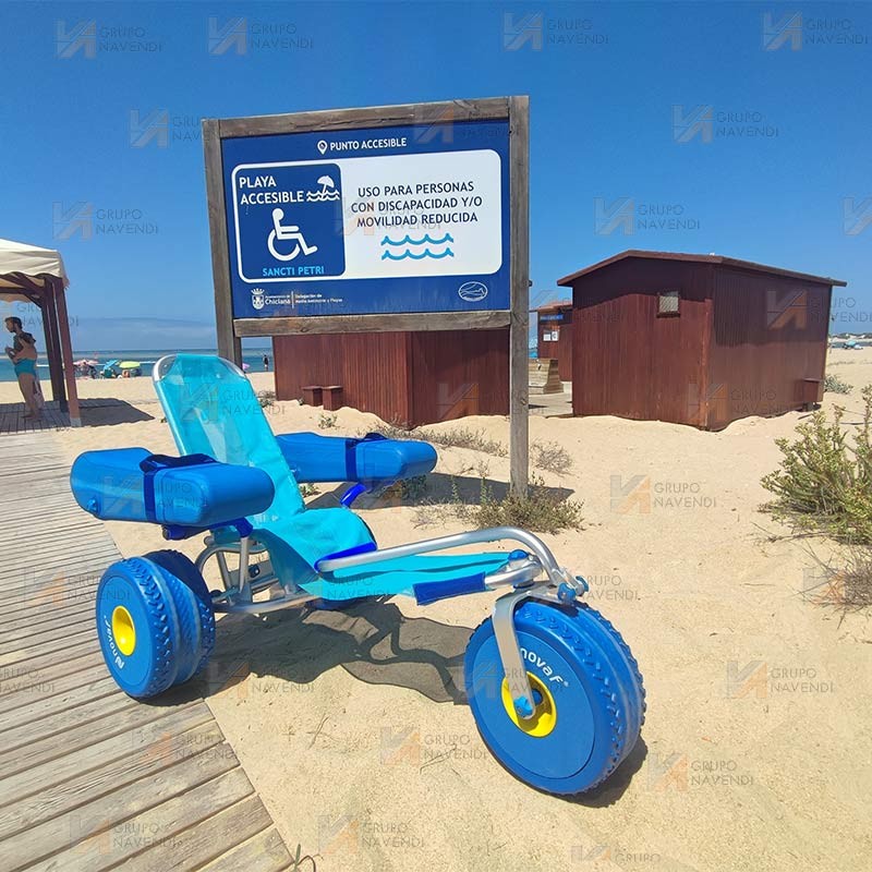 Silla anfibia marina ultra ligera para uso infantil