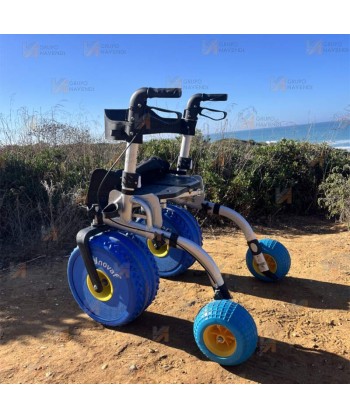 Andador con ruedas para playa, ergonómico y muy confortable