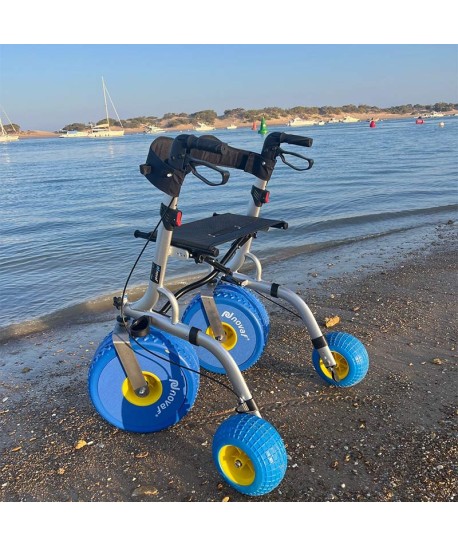 Andador con ruedas para playa, ergonómico y muy confortable