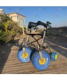 Andador con ruedas para playa, ergonómico y muy confortable
