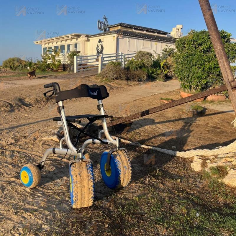 Andador con ruedas para playa, ergonómico y muy confortable | Navendi