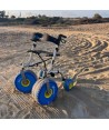 Andador con ruedas para playa, ergonómico y muy confortable