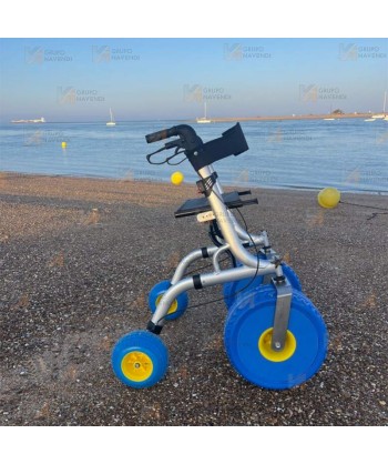 Andador con ruedas para playa, ergonómico y muy confortable