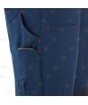 Pantalón STRETCH bicolor multibolsillos con refuerzos color azul marino
