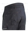 Pantalón STRETCH bicolor multibolsillos con refuerzos color gris oscuro