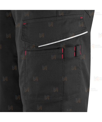 Bermuda STRETCH multibolsillos color gris oscuro