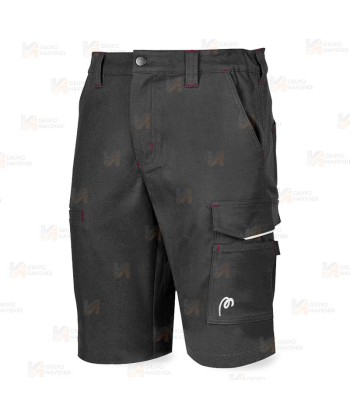 Bermuda STRETCH multibolsillos color gris oscuro