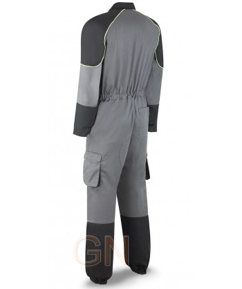 Buzo Stretch combinado gris/negro