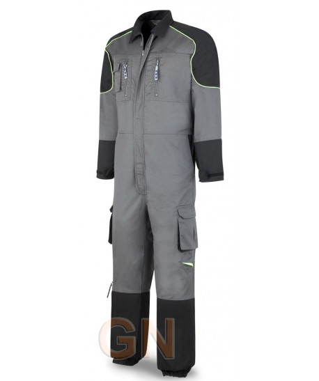Buzo Stretch combinado gris/negro