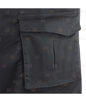 Buzo Stretch combinado gris/negro