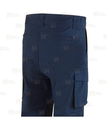 Pantalón elástico Strech, bicolor multibolsillos y con refuerzos
