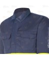 Camisa ignífuga multinorma con cintas reflectantes 220 gr