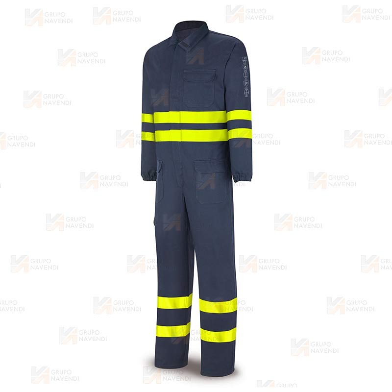 Buzo ignífugo modacrílico, antiestático y anti arco eléctrico