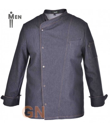 Chaqueta tejana de hombre para cocina con costados transpirables