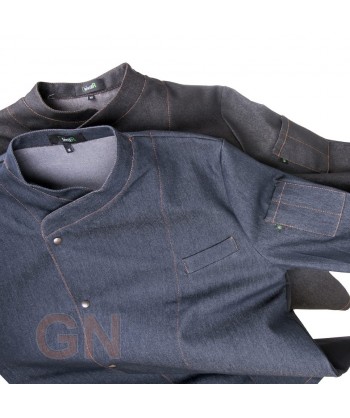 Chaqueta tejana de hombre para cocina con costados transpirables