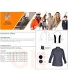 Chaqueta tejana de mujer para cocina