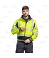 Cazadora Softshell de alta visibilidad y cintas segmentadas