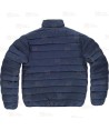 Cazadora acolchada reversible bicolor alta visibilidad con cinta segmentada