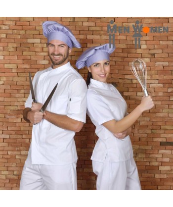 Chaqueta de cocina de hombre con los costados transpirables