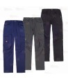 Pantalón multibolsillos laboral con tejido elástico