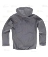 Cazadora softshell económica con doble capa color gris