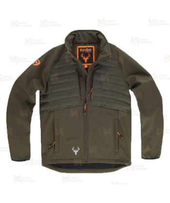 Cazadora softshell acolchada especial para caza o pesca