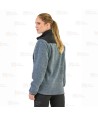 Chaqueta polar extra suave de doble capa color azul/negro