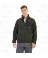 Chaqueta polar extra suave de doble capa color antracita/negro
