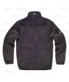 Chaqueta polar extra suave de doble capa color antracita/negro