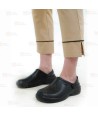 Pantalón sanitario tobillero de mujer con tejido elástico color beige