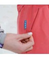 Pantalón sanitario de mujer, de campana con tejido elástico