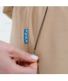 Pantalón sanitario de mujer, de campana con tejido elástico