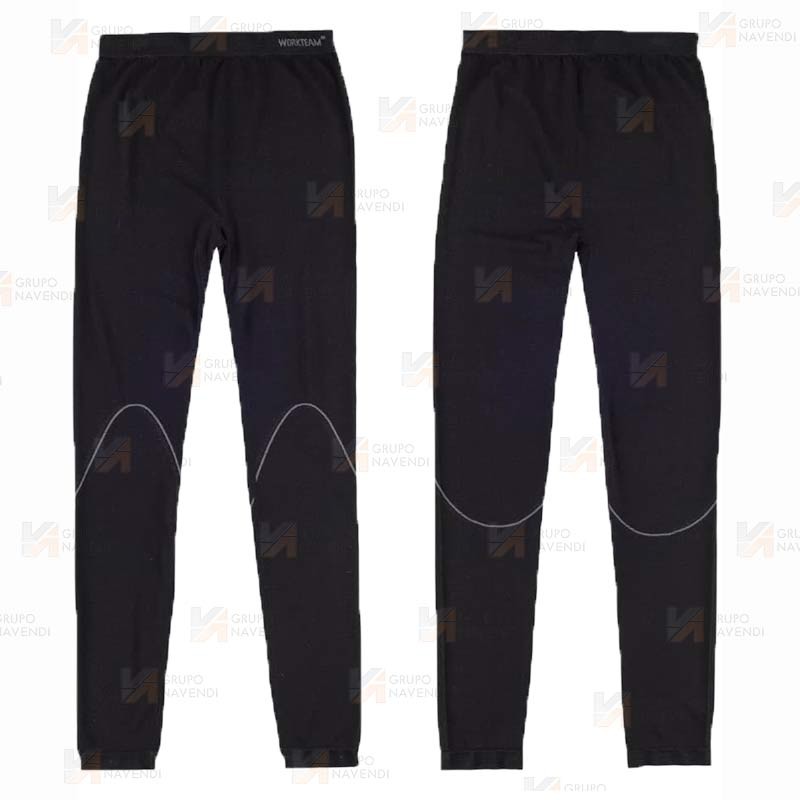 Pantalón térmico interior económico con tejido transpirable -Unisex-