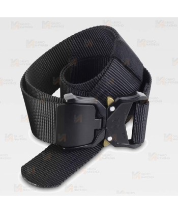 Cinturón táctico con hebilla de liberación rápida color negro