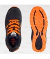 Zapatilla tipo trekking combinada y con cordones