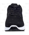 Zapatilla sanitaria de punto con cordones color negro