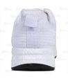 Zapatilla sanitaria de punto con cordones color blanco