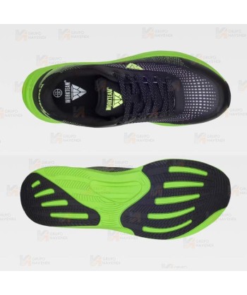 Calzado deportivo con cordones y suela antideslizante