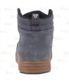 Zapatilla abotinada de serraje con cordones