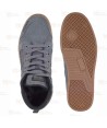 Zapatilla abotinada de serraje con cordones