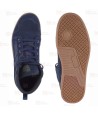 Zapatilla abotinada de serraje con cordones